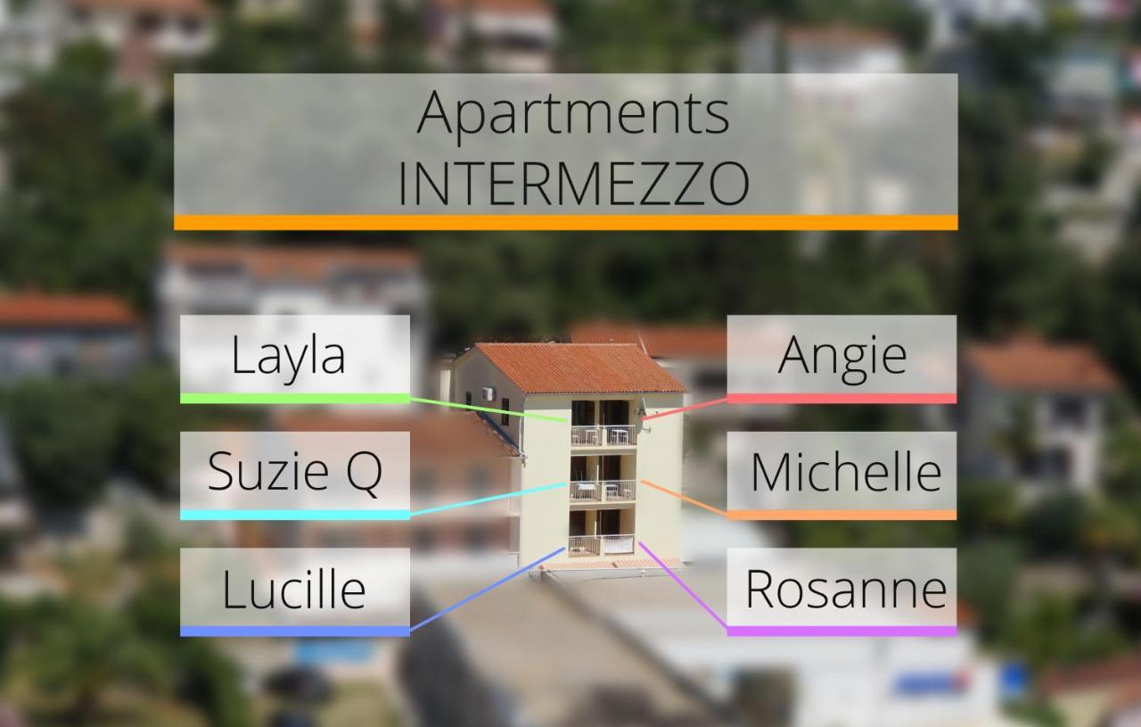 Apartment Layla - Intermezzo With Sea View In Center Of 拉巴克 外观 照片
